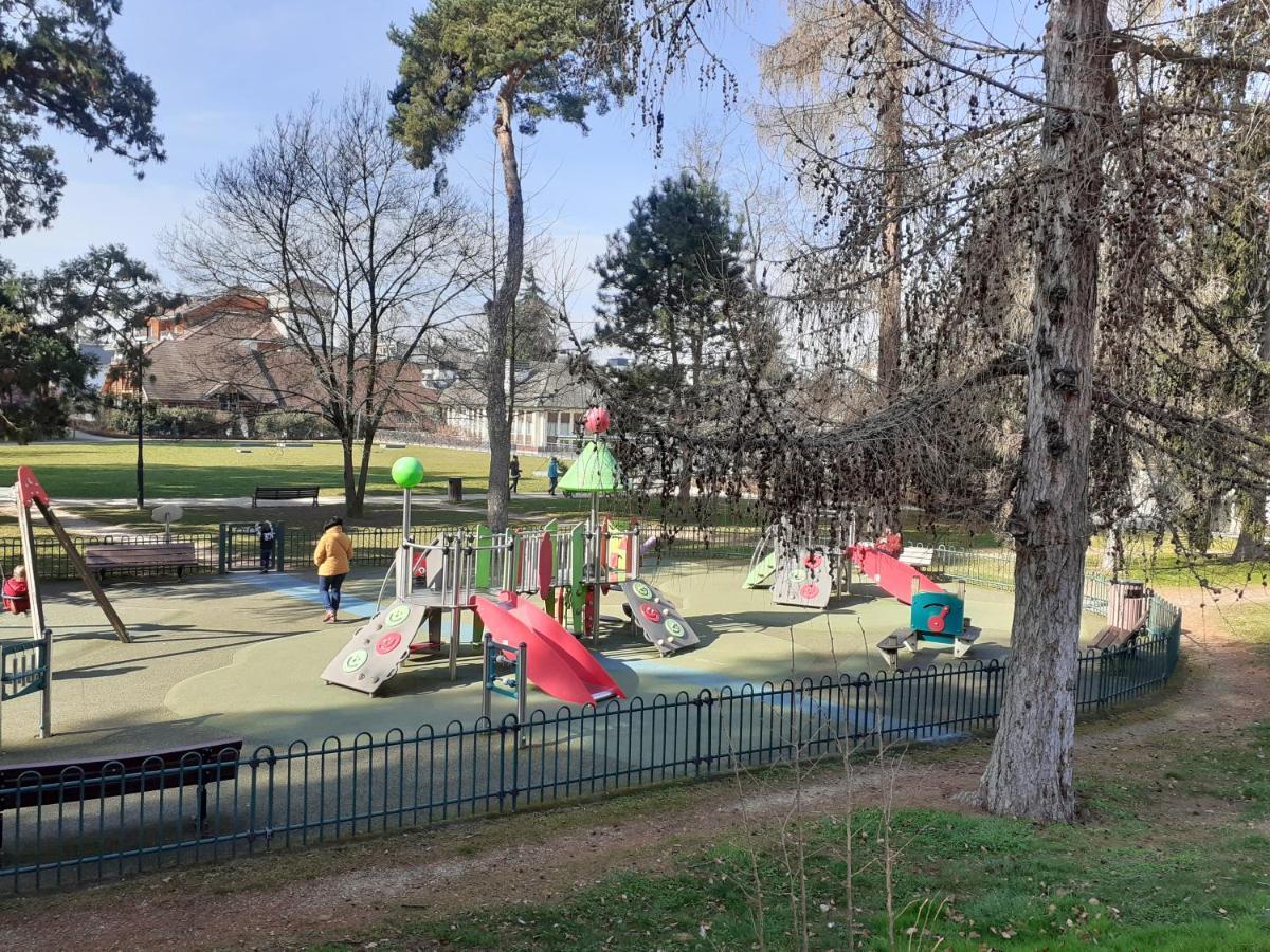 Charmant Appartement A 150 M Des Thermes Et Du Centre Ville Thonon-les-Bains Esterno foto