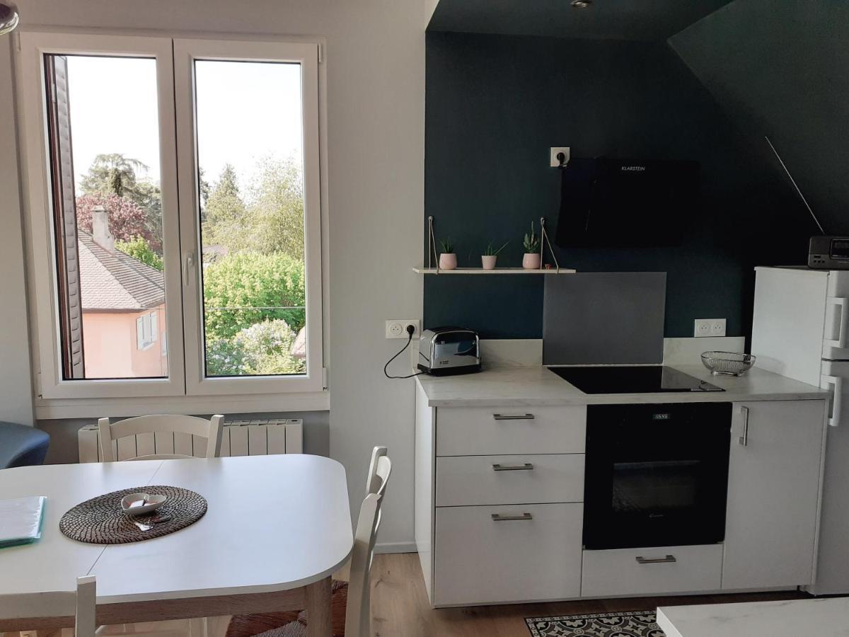 Charmant Appartement A 150 M Des Thermes Et Du Centre Ville Thonon-les-Bains Esterno foto
